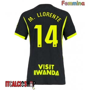 Atletico Madrid Marcos Llorente #14 Seconda Maglia Femmina 2026-27 Manica Corta